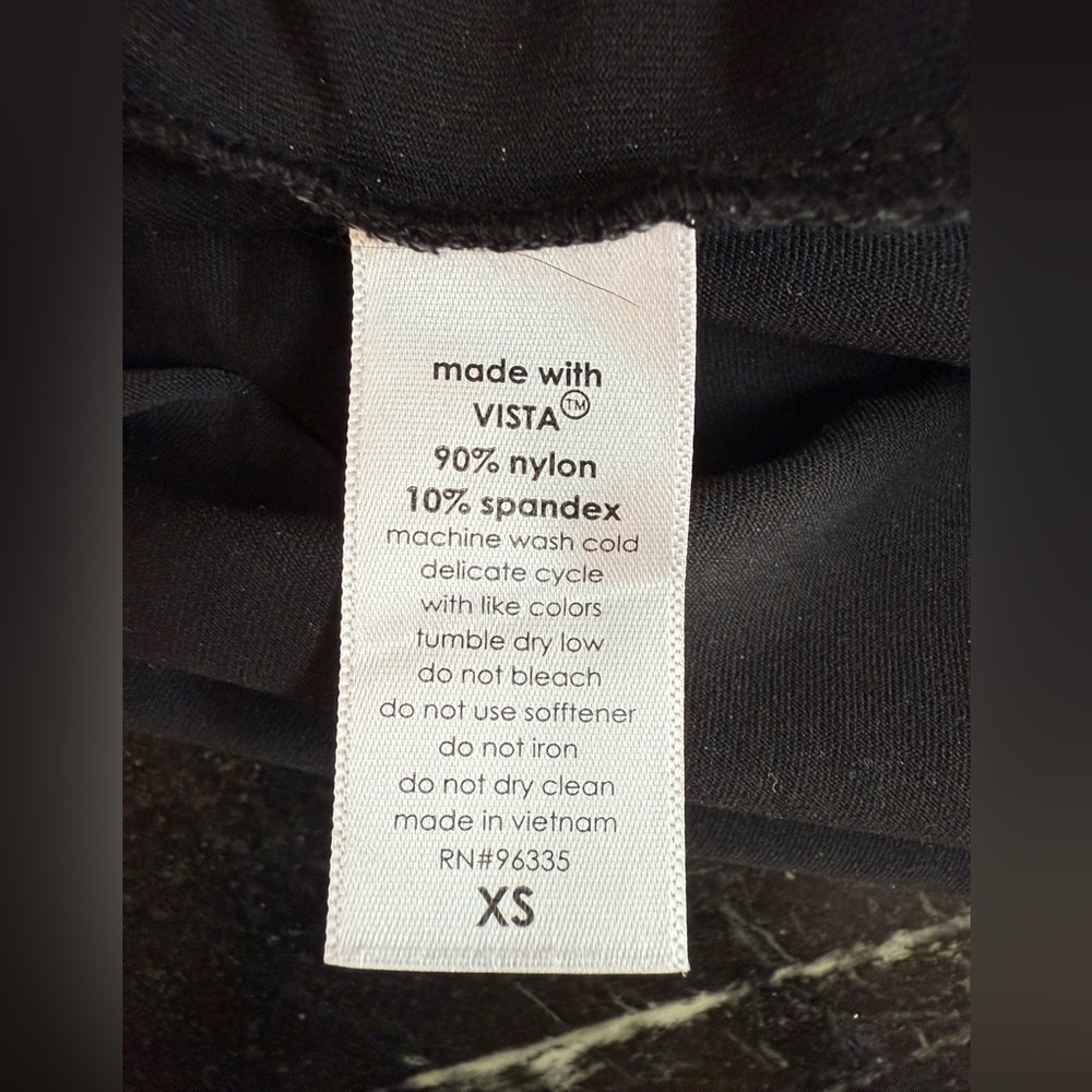 Susana Monaco XS Black Long Sleeve Full Length Turtleneck Dress, NWT - Picture 9 of 10